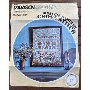 Paragon Museum Sampler Cross Stitch Kit 0860 Cooper-Hewitt 1978 Vintage, Open